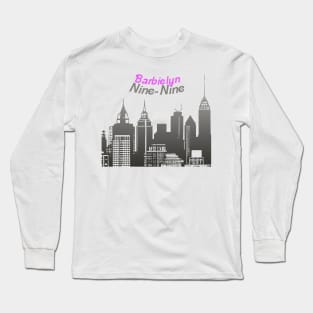 city silhouette and name ( barbielyn) graphic Long Sleeve T-Shirt